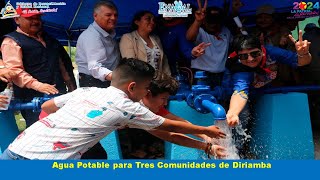 Agua Potable Para Tres Comunidades de Diriamba [upl. by Ihsar]