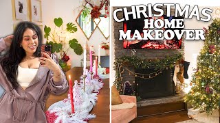 Christmas Home MAKEOVER 🎄 A Holiday Decorate Diary Decor Ideas amp Vibes [upl. by Constancy672]