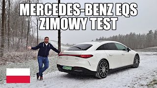 MercedesBenz EQS 580 4MATIC  elektryczna S Klasa PL  test i jazda próbna [upl. by Eanel938]