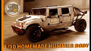 RC CRAWLER  HOMEMADE HUMMER BODY [upl. by Sathrum209]