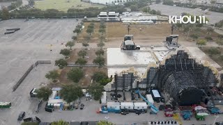 Astroworld Festival video Drone 11 captures stage and area where eight people died [upl. by Meesak]