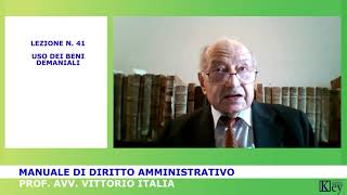 Manuale di Diritto amministrativo  Lezione 41  Uso dei beni demaniali [upl. by Laroy]