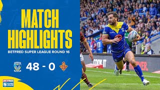 Highlights R16  Warrington Wolves v Huddersfield Giants [upl. by Ellennaj]