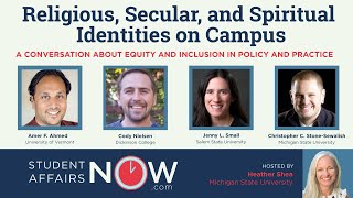 Religious Secular and Spiritual Identities on Campus [upl. by Cindi935]