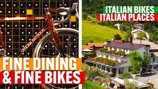 Top Italian restaurants in Northern Italy introducing a new steel road bike at La Rosina [upl. by Montanez188]