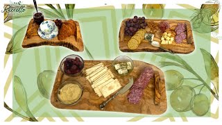 Olive Wood CheeseCharcuterie Boards [upl. by Gilletta]