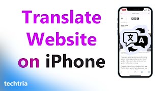 How to Translate Website on iPhone [upl. by Yaj]