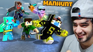 1 V 4 Minecraft Speedrunner VS Hunter [upl. by Miof Mela]