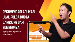 Rekomendasi aplikasi jual pulsa kuota langsung dari sumbernya  agen pulsa legal dan terpercaya [upl. by Norman91]