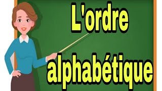 Lordre alphabétique ترتيب الأبجدية الفرنسية [upl. by Windzer27]