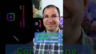 Conversione Rapida in PDF con Windows [upl. by Donavon]