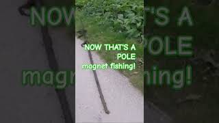 My 1Day Experiment with LONG SCAFFOLD POLE Magnet Fishing Went VIRAL [upl. by Seow]