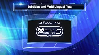 MediaMaster 5 Multi Lingual Subtitles and Lyric Effects [upl. by Yentyrb]