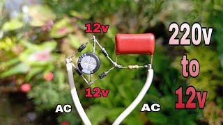 220V AC to 12V DC without Transformer [upl. by Annoyed]