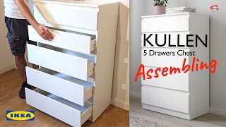 IKEA KULLEN 5 Drawers Chest Assembly [upl. by Avalsorim278]