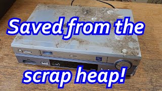 LG FC930W Video VHS VCR Repair  Cassette Wont Load A Successful Fix Eventually Saved from Scrap [upl. by Molini562]