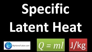 Specific Latent Heat  Heat [upl. by Asusej766]