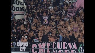 LARRIVO DEI PALERMITANI A NAPOLI INIZIO SECONDO TEMPO  ULTRAS [upl. by Barbette]