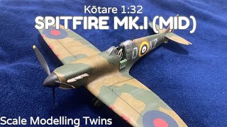 Kotare 132 Spitfire MkIa mid [upl. by Llezo]