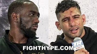 TERENCE CRAWFORD SAVAGELY TELLS AMIR KHAN quotTELL THE TRUTHquot ABOUT QUITTING DEBATE STOPPAGE [upl. by Earissed]