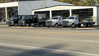 Tow Trucks and Rollbacks for sale all shapes and sizes of towing vehicles in stock for sale now [upl. by Ignatz]