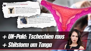 Migrationspakt quotNeinquot aus Tschechien Shitstorm um SpitzenTanga [upl. by Arema]