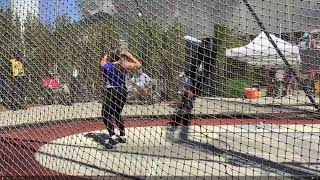 Golden State Throwers 2023 USATF JO National Championships Hammer Angie Schykerynec Winning Throw [upl. by Tadeas565]