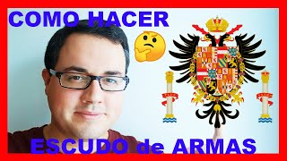 👑 COMO HACER un ESCUDO de ARMAS FAMILIAR ⚔️ desde 0 Que es la Heráldica [upl. by Shelia]