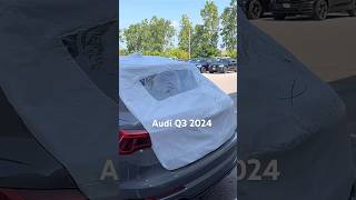 Unwrapping New Audi Q3 2024 progressiv Sline chronos Grey with black package اودي [upl. by Gnilyam]