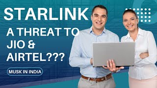 Starlink Launching in India Big Threat to Jio amp Airteltelecoms jio airtel elonmusk starlink [upl. by Gurango344]