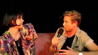 Globalize TV Interviews Bat For Lashes at Laneway Adelaide [upl. by Yrome753]