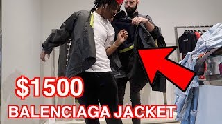 BUYING A 1500 BALENCIAGA JACKET 4 WAYS TO WEAR IT [upl. by Sena30]