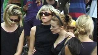 Archive footage of Michael Hutchence funeral with Kylie Minogue [upl. by Arit]