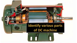 DC MACHINEDC MOTOR amp DC GENERATOR PARTS NAME WITH FUNCTION AND USING MATERIAL [upl. by Dorisa]