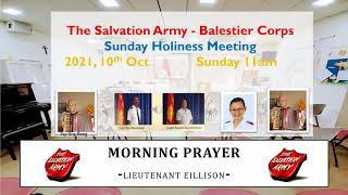 2021 10th Oct Balestier Corps Sunday Holiness Meeting 11am [upl. by Ailama]