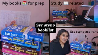 Ssc steno aspirant  My resources for steno preparation BooklistTarget 2024🎯sriyanshi3416 [upl. by Mureil475]