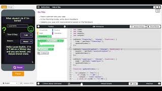 AP Computer Science Principles lesson 412 app codeorg first trimester project [upl. by Elinore]