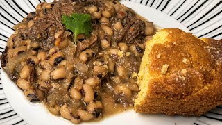 Slow Cooker BlackEyed Peas recipe [upl. by Buffy]