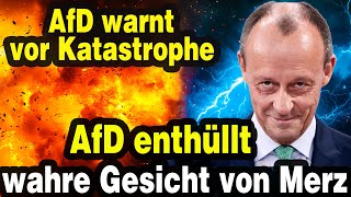 Afd reißt Merz die maske herunter  das echte gesicht der cdu enthüllt [upl. by Korrie]