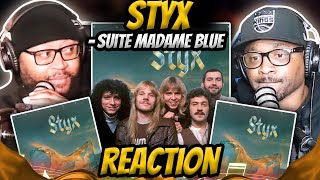 Styx  Suite Madame Blue REACTION styx reaction trending music [upl. by Ailelc578]