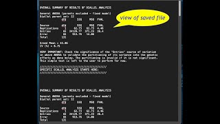 DIALLEL ANALYSIS OF COMBINING ABILITY Griffing Method 4 Fixed Model [upl. by Kelsey360]