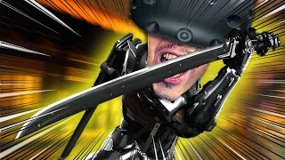 SOU UM CYBER NINJA EM REALIDADE VIRTUAL GAME SENSACIONAL [upl. by Eelrihs]