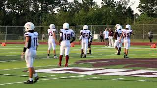 RAA vs MONTFORD middleschoolfootball seniornight [upl. by Gilbertine]