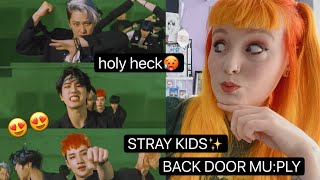 STRAY KIDS quotBack Doorquot Dance Performance MUPLY SPECIAL REACTION [upl. by Nagek283]