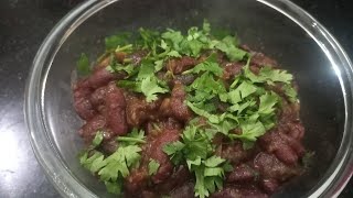 kidney Beans lobiachaat rajma how to make beansfrom my kitchen to yours infosavorysecrets [upl. by Otrebor]