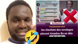 Wouy😂 Amadou Ba Ak Sondage bi né moy Gagné idrissa Séck 2ème 😂 Wouy mangui dée😂😅 [upl. by Keener970]