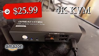 2port GREATHTEK KVM from Amazon [upl. by Waxler]