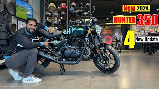 New Royal Enfield Hunter 350 2024 Model Dapper Green Launch Price Mileage Features Full Review [upl. by Mclain818]