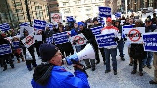 Federal workers protest shutdown [upl. by Armbrecht929]