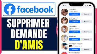 Comment Supprimer Les Demande Damis Sur Facebook  En 2024 [upl. by Elleirb702]